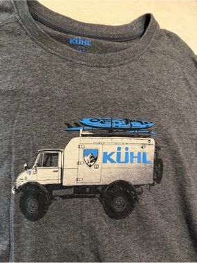 Kühl Men’s MOG Tshirt Mercedes Benz Unimog Adventure size Large